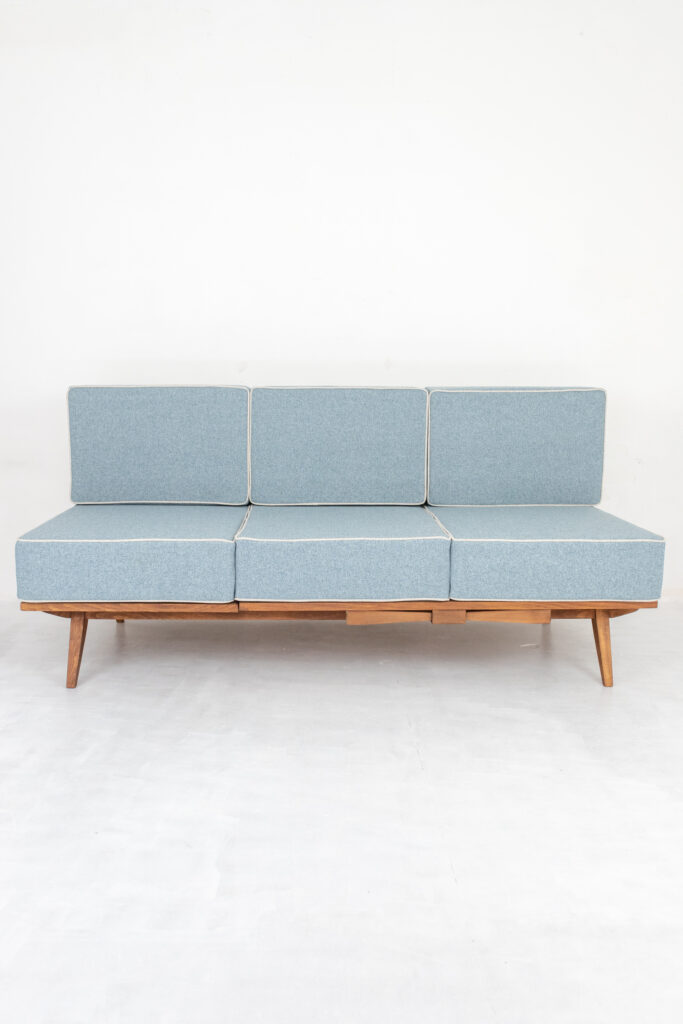 František Jirák Restored Folding Sofa with Ottoman