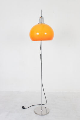 Harvey Guzzini 'Lucerna' Floor Lamp with Chrome Parts