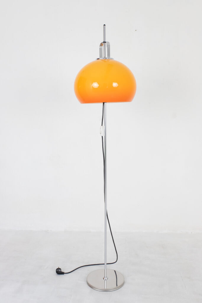 Harvey Guzzini 'Lucerna' Floor Lamp with Chrome Parts