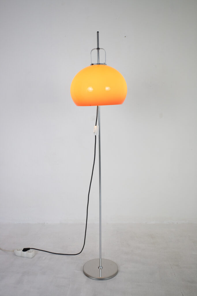 Harvey Guzzini 'Lucerna' Floor Lamp with Chrome Parts