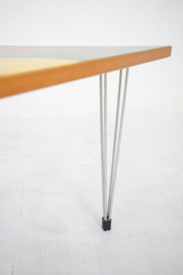 Fritz Hansen Danish Triangle Shaped Side Table