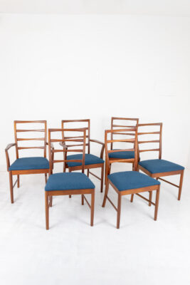 McIntosh Teakwood Chairs in Set of 6 (2 armchairs and 4 chairs)