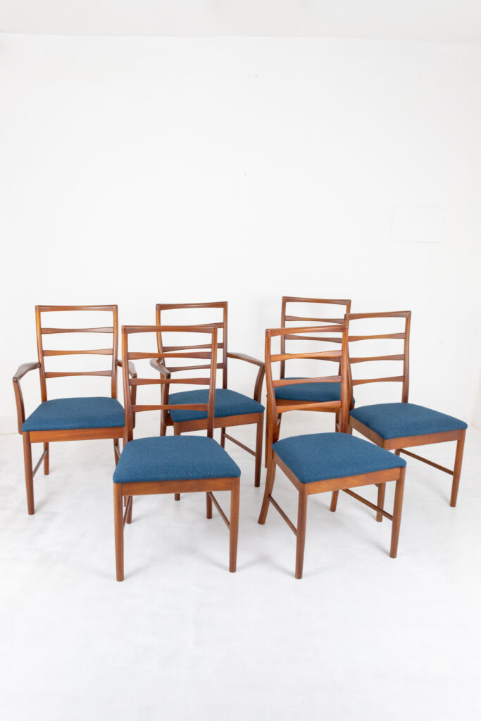 McIntosh Teakwood Chairs in Set of 6 (2 armchairs and 4 chairs)