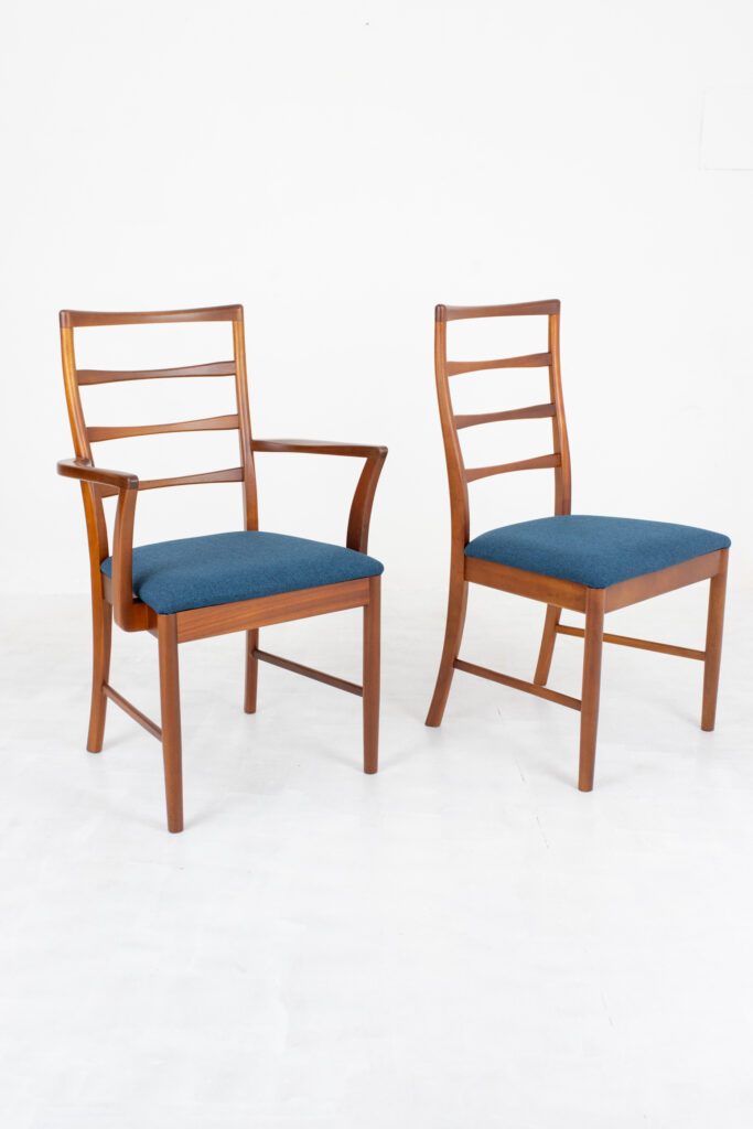 McIntosh Teakwood Chairs in Set of 6 (2 armchairs and 4 chairs)