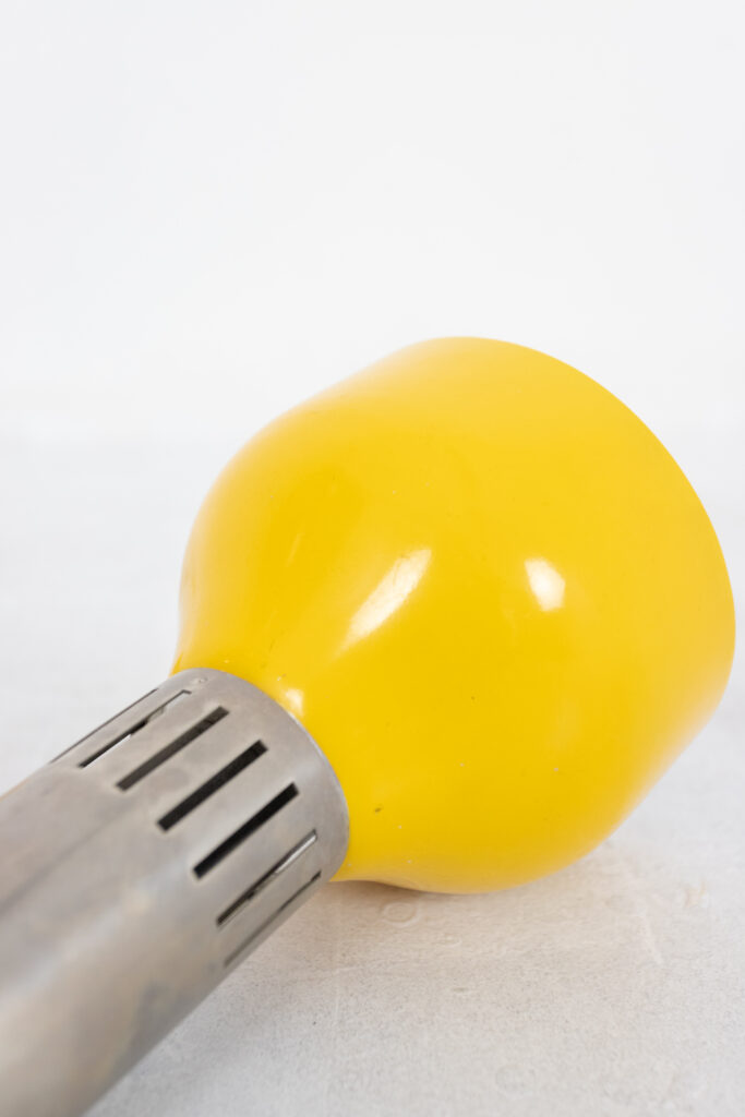 Yellow Metal Wall Lamp, 70's