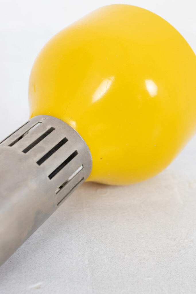 Yellow Metal Wall Lamp, 70's