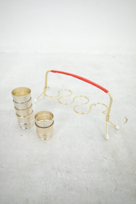 Glasses with Holder / Red