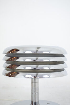 Tamás Borsfay Chrome Table Lamp in Perfect Condition