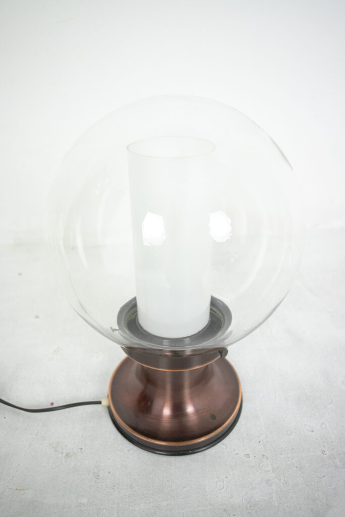 György Csanádi Brass Table Lamp