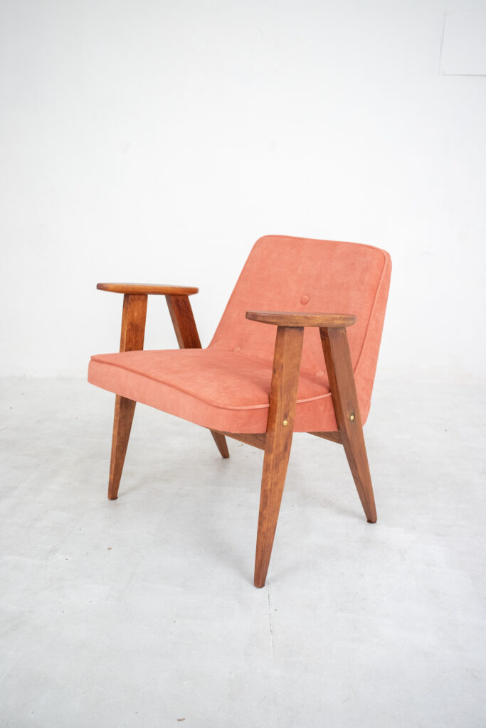 Josef Chierowski '366' Restored Salmon Armchairs