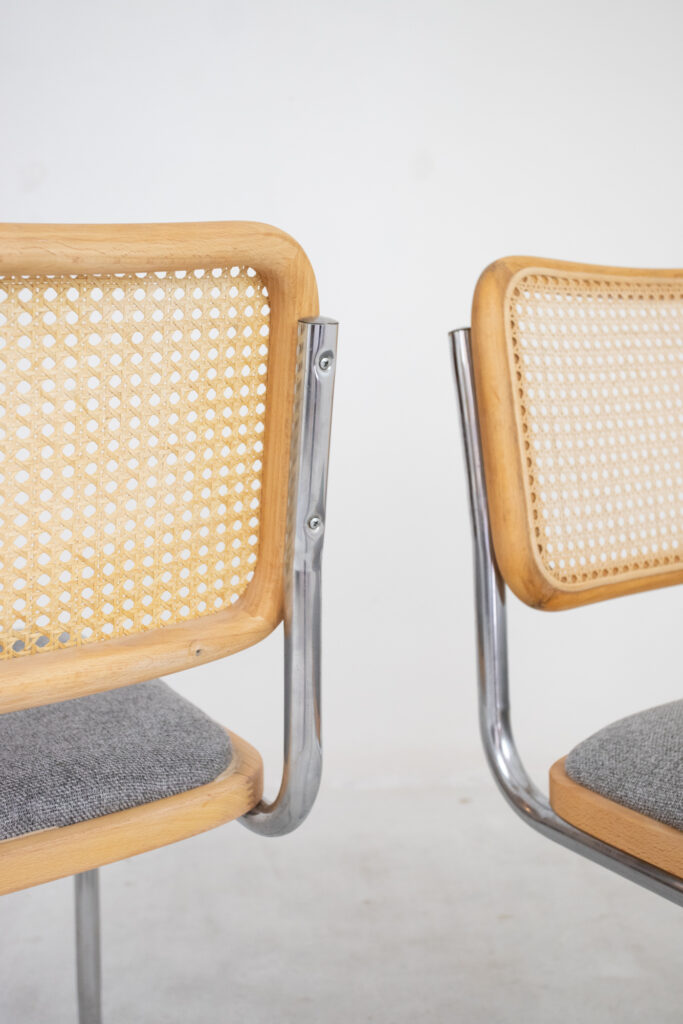 Restored Chrome 'Cesca' Chairs