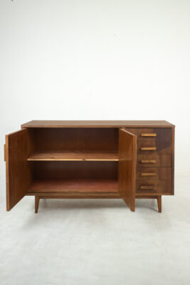 Restored Walnut Cabinet with Drawers