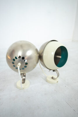 Space Age Wall Lamps Blue