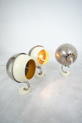 Space Age Wall Lamps Yellow