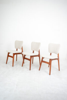 Beautifully Restored Wooden Chairs, 50's