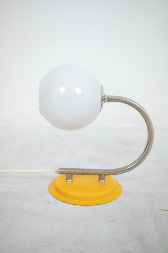 Yellow Art Deco Wall Lamp