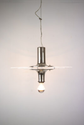 Streamline Chandelier with Chrome Parts