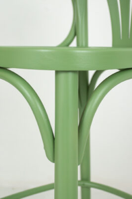 Sage Colored Thonet Bar Chairs in Pair