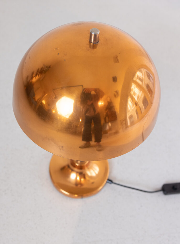 Copper Table Lamp