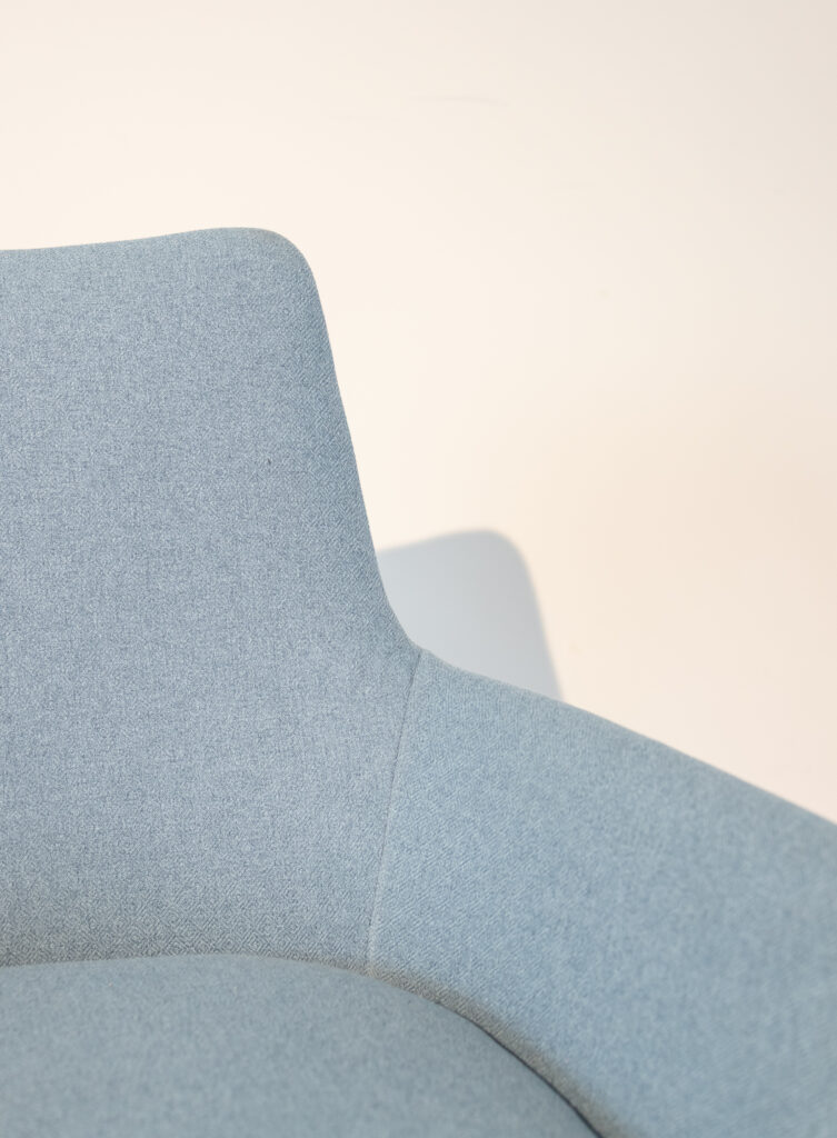 Light Blue Italian 'Cassina' Armchair, 50s