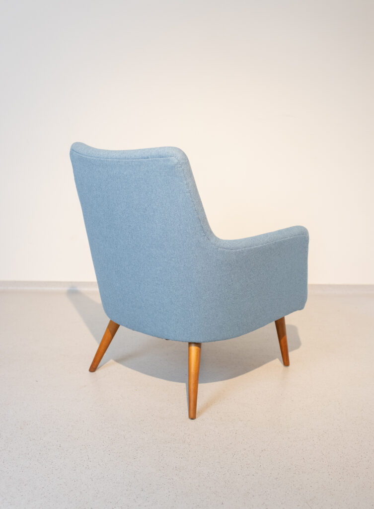 Light Blue Italian 'Cassina' Armchair, 50s