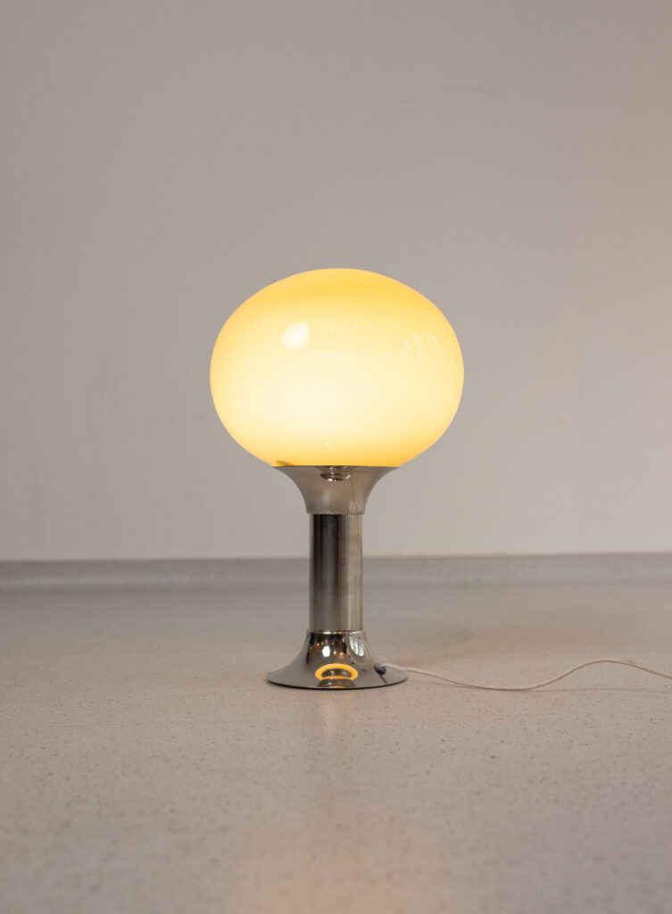 Mid-century Chrome Table Lamp