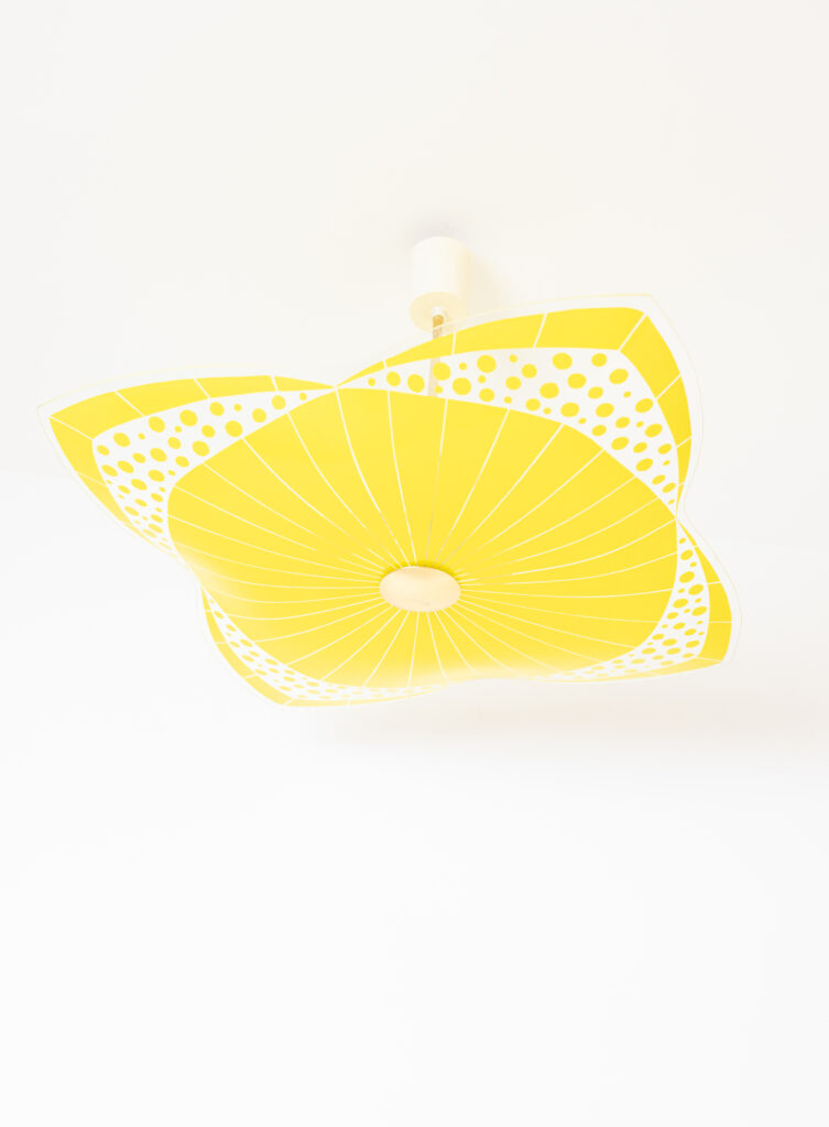 Mid-century Lemon Glass Pendant