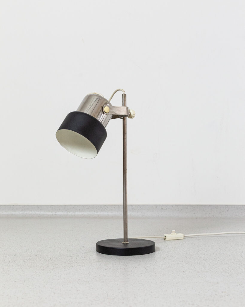 Mid-Century Króm Állítható Olvasólámpa