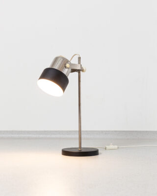 Mid-Century Króm Állítható Olvasólámpa