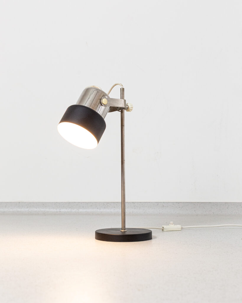 Mid-Century Króm Állítható Olvasólámpa