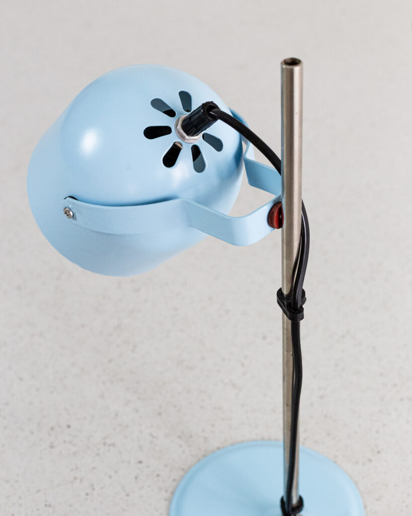 Pastel Blue 'EleKtrofém' Table Lamp