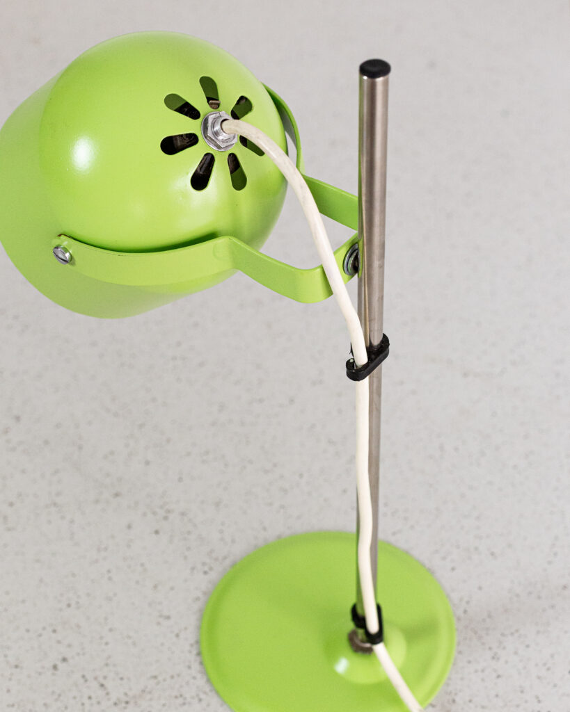 Green 'Elektrofém' Table Lamp