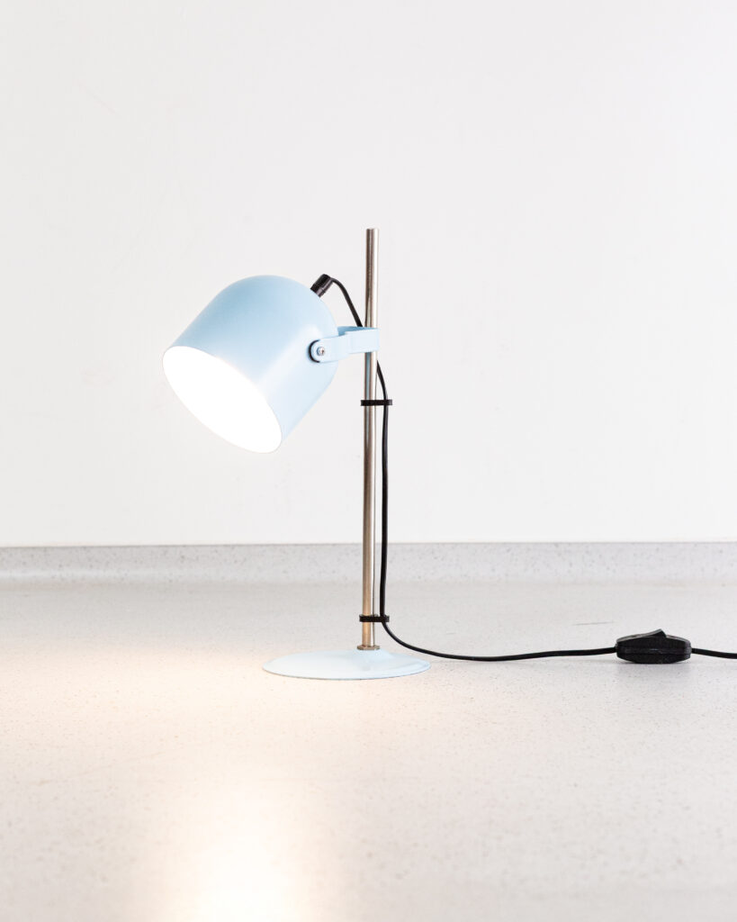 Pastel Blue 'EleKtrofém' Table Lamp