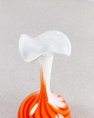 Murano Glass Orange Vase