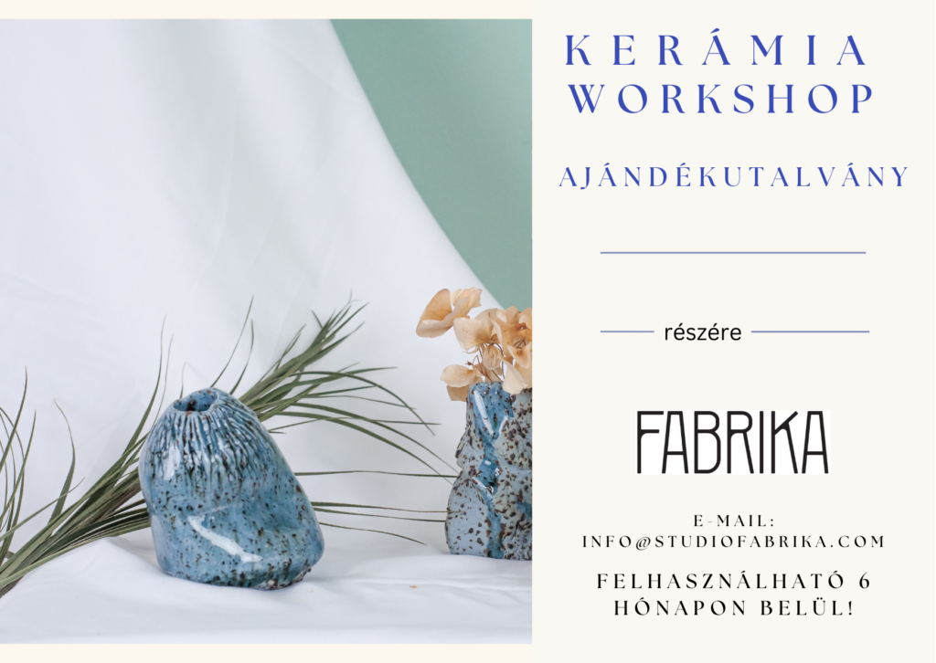 Kerámia Workshop Ajándékutalvány