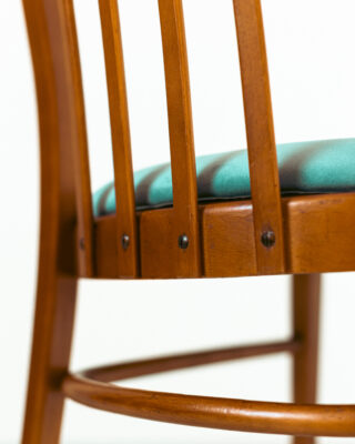 Restored Wooden 'TON' Chairs Set