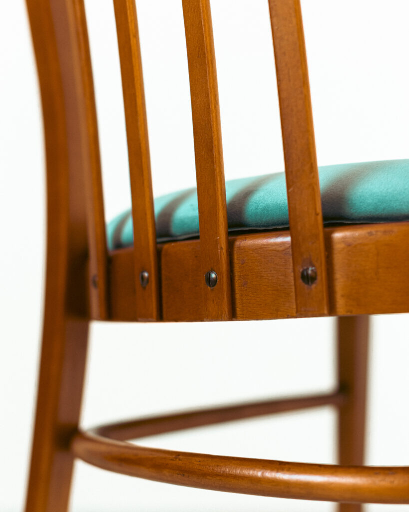 Restored Wooden 'TON' Chairs Set