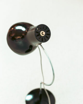 Josef Hurka 'Napako' Black/Chrome Table Lamp