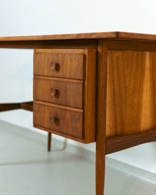 Mid-Century Walnut Restored Desk