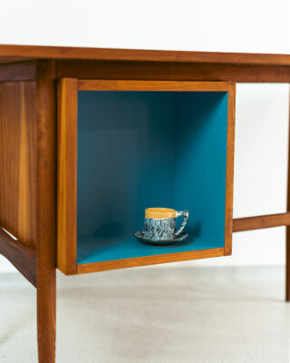 Mid-Century Walnut Restored Desk