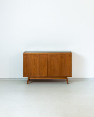 Bohumil Landsmann Jitona Sideboard with Black Glass Top