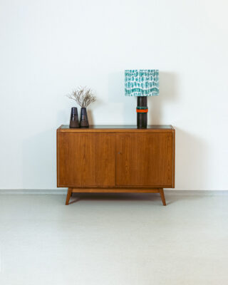 Bohumil Landsmann Jitona Sideboard with Black Glass Top