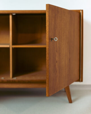 Bohumil Landsmann Jitona Sideboard with Black Glass Top