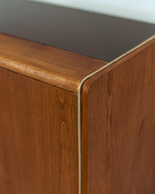Bohumil Landsmann Jitona Sideboard with Black Glass Top