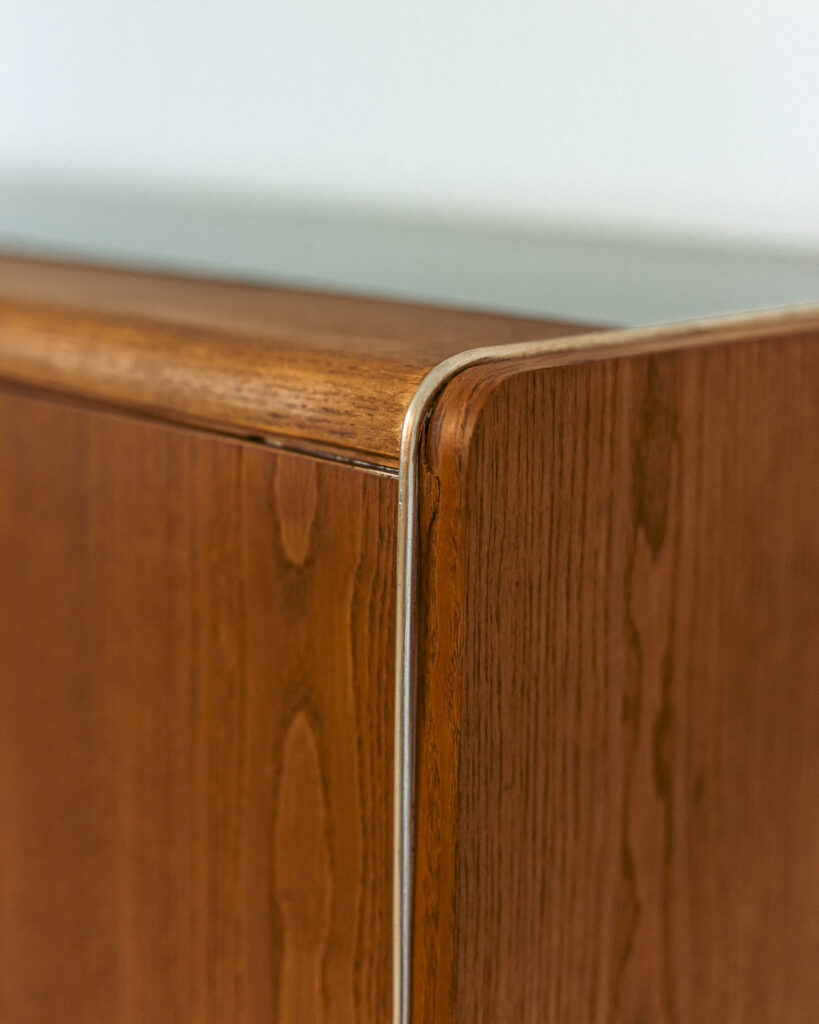 Bohumil Landsmann Jitona Sideboard with Black Glass Top