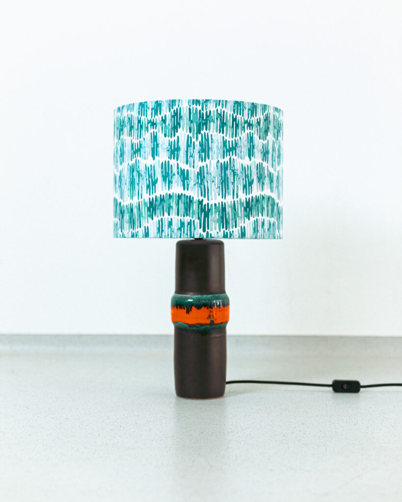 Black Ceramic Art Table Lamp