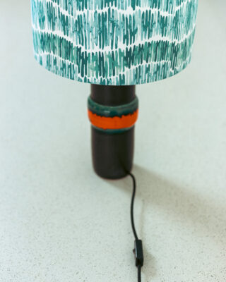 Black Ceramic Art Table Lamp