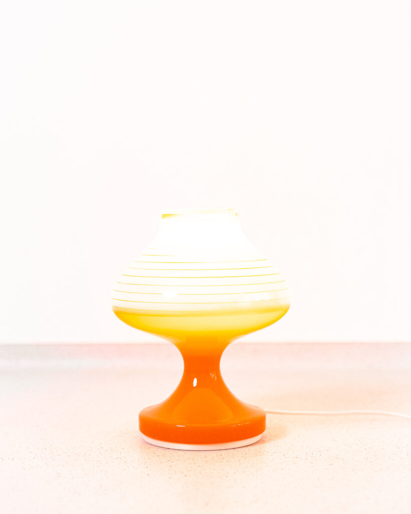 Opp Jihlava Czech Design Glass Lamp