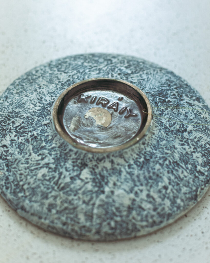 'Király' Ceramic Bowl Black/Blue