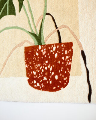 Untitled Session10836 Monstera Kézzel Készült Gyapjúszőnyeg / Tiktik